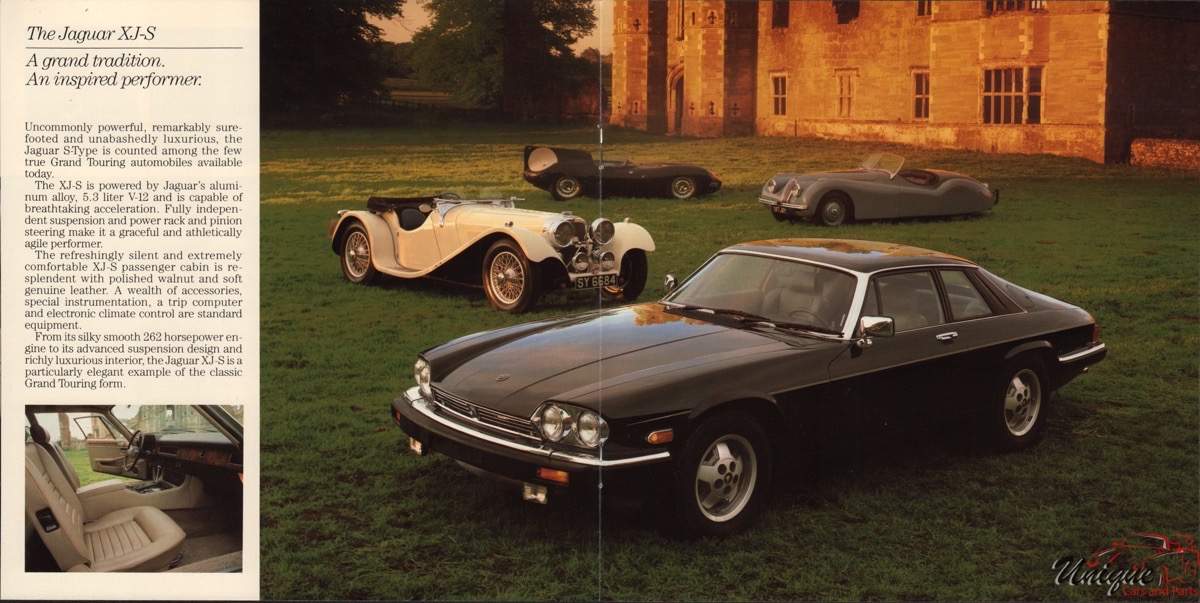 1987 Jaguar Model Lineup Brochure Page 4